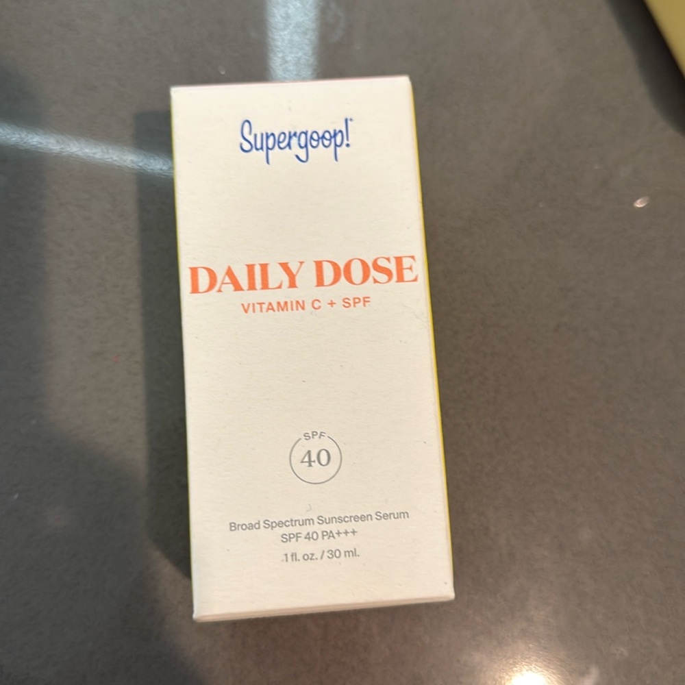NEW - Supergoop! Daily Dose Vitamin C + SPF 40 sunscreen serum